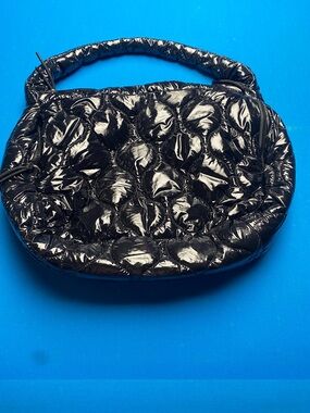 FREE PEOPLE Shine Carryall Bag, Easy Wipeable bag. Has Zipper Closer!